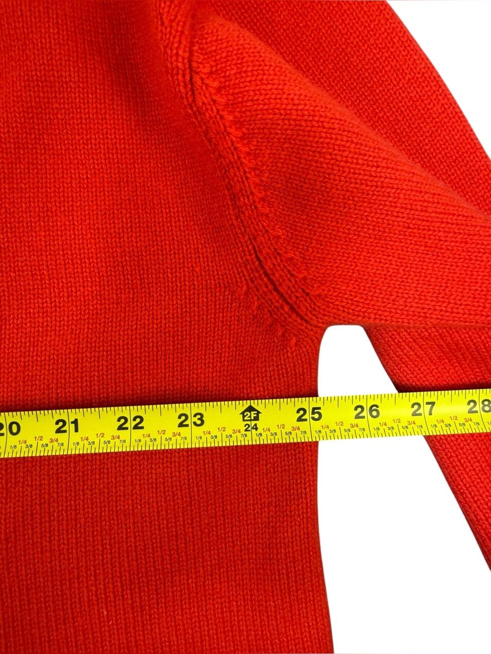 Tibi Cashmere Oversized Pullover Sweater in Ribbon Red, Size M/L - Picture 5 of 9